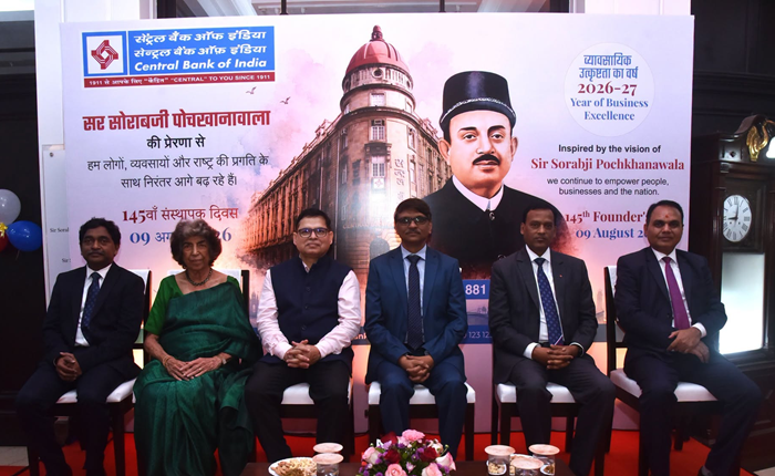 Central Bank of India celebrates 145th Founder’s Day